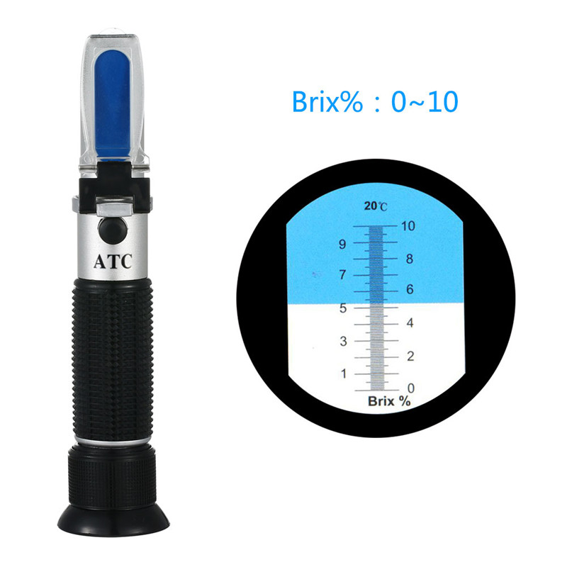 Refractometer Salinity - Yieryi Nieuwe Suikerrefractometer Op 0-10% Brix