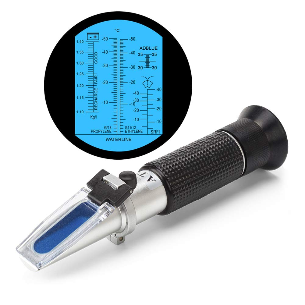 Refractometer Salinity - Antivries Koelvloeistof Refractometer voor Auto Antivries