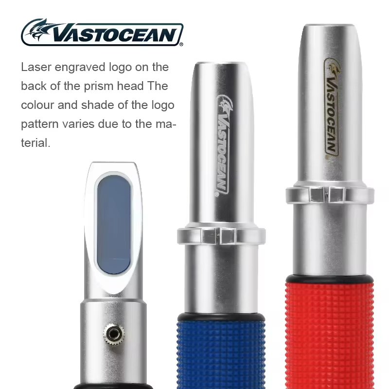 Refractometer Salinity - Vastocean zoutwaterrefractometer, optische hydrometer, zoutgehaltemeter voor