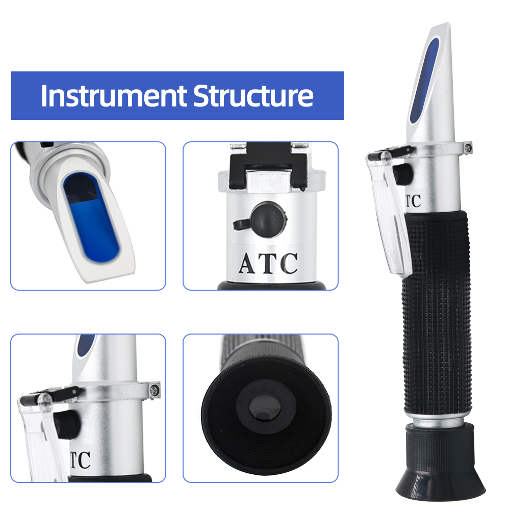 Draagbare 0-90% Suikerrefracto - Refractometer Salinity recensie en prijs