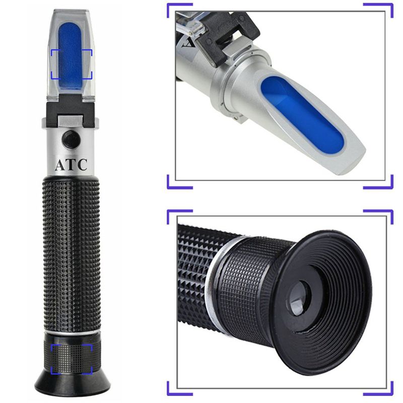2X Zoutgehalte-refractometer v - Refractometer Salinity recensie en prijs
